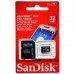 Sandisk 32GB MicroSDHC Hafıza Kartı Sandisk 32GB MicroSDHC Hafıza Kartı
